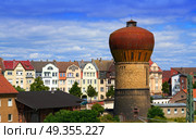Nordhausen downtown facades in Harz Thuringia . Nordhausen downtown facades in Harz Thuringia of Germany. Стоковое фото, агентство Ingram Publishing / Фотобанк Лори