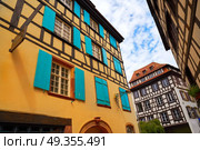 Strasbourg la Petite France in Alsace. Strasbourg la Petite France in Alsace half timbered houses. Стоковое фото, агентство Ingram Publishing / Фотобанк Лори