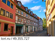Nordhausen downtown facades Thuringia Germany. Nordhausen downtown facades in Harz Thuringia of Germany. Стоковое фото, агентство Ingram Publishing / Фотобанк Лори