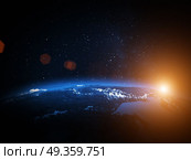 Planet Earth 3d rendering. Planet Earth. Elements of this image furnished by NASA 3d rendering. Planet Earth 3d rendering. Стоковое фото, агентство Ingram Publishing / Фотобанк Лори