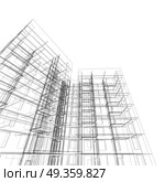 Architecture 3d rendering. 3d rendering. Architecture design and model my own. Architecture 3d rendering. Стоковое фото, агентство Ingram Publishing / Фотобанк Лори