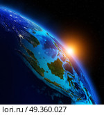 Planet Earth 3d rendering. Planet Earth. Elements of this image furnished by NASA 3d rendering. Planet Earth 3d rendering. Стоковое фото, агентство Ingram Publishing / Фотобанк Лори