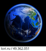 Planet Earth 3d rendering. Planet Earth. space model, maps courtesy of NASA 3d rendering. Planet Earth 3d rendering. Стоковое фото, агентство Ingram Publishing / Фотобанк Лори