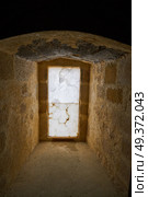 Mora de Rubielos Castle in Teruel Spain located on Gudar Sierra. Стоковое фото, агентство Ingram Publishing / Фотобанк Лори