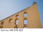 Jantar Mantar - the observatory, built in 1727-1734 gg. Rajput by Maharaja Sawai Jai Singh in which he founded shortly before the city of Jaipur. Стоковое фото, агентство Ingram Publishing / Фотобанк Лори