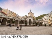 old streets in the Czech city of Karlovy Vary. Стоковое фото, агентство Ingram Publishing / Фотобанк Лори