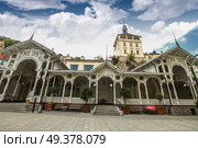 old streets in the Czech city of Karlovy Vary. Стоковое фото, агентство Ingram Publishing / Фотобанк Лори