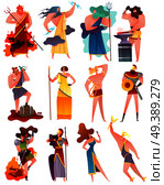 Mythology cartoon set of famous ancient greece gods and goddess so as apollo poseidon artemis athena demeter jupiter flat vector illustration. Greece Mythology Cartoon Set. Стоковая иллюстрация, агентство Ingram Publishing / Фотобанк Лори