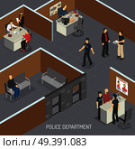 Law Justice Isometric Composition. Стоковая иллюстрация, агентство Ingram Publishing / Фотобанк Лори
