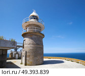 Islas Cies islands lighthouse Faro Cies in Vigo of Galicia. Стоковое фото, агентство Ingram Publishing / Фотобанк Лори