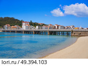 La Toja Toxa island bridge in Pontevedra of Galicia spain. Стоковое фото, агентство Ingram Publishing / Фотобанк Лори