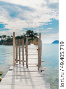 Agios Sostis island, beautiful detail of Zakinthos island, Greece. Beautiful lanscape of Zakinthos island. Стоковое фото, агентство Ingram Publishing / Фотобанк Лори