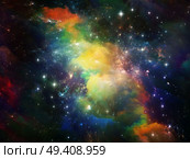 Universe Is Not Enough series. Arrangement of fractal elements, lights and textures on the subject of fantasy, science, religion and design. Стоковое фото, агентство Ingram Publishing / Фотобанк Лори
