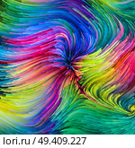Drama of Colors series. Abstract design made of virtual canvas on the subject of design, creativity and imagination. Стоковое фото, агентство Ingram Publishing / Фотобанк Лори