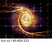 Elements of Cosmos series. Abstract background made of space and stars for use with projects on mathematics, science, education and modern technology. Стоковое фото, агентство Ingram Publishing / Фотобанк Лори