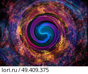 Wave Function series. Composition of  colored sine vibrations, light and fractal elements for projects on sound equalizer, music spectrum and  quantum probability. Стоковое фото, агентство Ingram Publishing / Фотобанк Лори