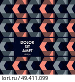 Vector background of hexagons and triangle forming an arrow and abstract pattern.. Vector background of hexagons and triangle forming an arrow and abstract pattern. Стоковое фото, агентство Ingram Publishing / Фотобанк Лори
