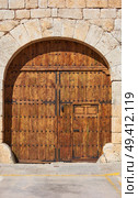 El Toboso village of don quijote Dulcinea in toledo of La Mancha Spain. Стоковое фото, агентство Ingram Publishing / Фотобанк Лори