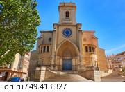 Albacete church in Castile La Mancha of Spain by Sait James Way of Levante. Стоковое фото, агентство Ingram Publishing / Фотобанк Лори