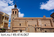 Mora village in Toledo in castile La Mancha of spain by Saint James Way. Стоковое фото, агентство Ingram Publishing / Фотобанк Лори