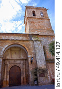 Quintanar de la Orden Santiago church by Saint James Way in Spain Toledo. Стоковое фото, агентство Ingram Publishing / Фотобанк Лори