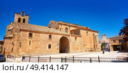 San Clemente village in Cuenca at Castile La Mancha by Saint James Way of levante. Стоковое фото, агентство Ingram Publishing / Фотобанк Лори