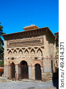 Toledo Cristo de Luz old Mosque in Castile La Mancha of Spain. Стоковое фото, агентство Ingram Publishing / Фотобанк Лори