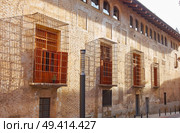 Xativa Santo Domingo street in Valencia also Jativa Spain. Стоковое фото, агентство Ingram Publishing / Фотобанк Лори