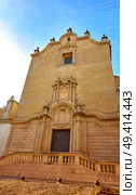 Santa Maria church in Xativa also Jativa of Valencia at Spain. Стоковое фото, агентство Ingram Publishing / Фотобанк Лори