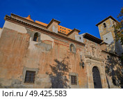 Saint Cecilio church in Granada plateresque and renaissance in Andalusia. Стоковое фото, агентство Ingram Publishing / Фотобанк Лори