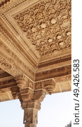 beautiful traditional  building from white carving . close up. Rajasthan , India. Стоковое фото, агентство Ingram Publishing / Фотобанк Лори