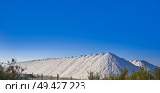 Santa Pola salinas saltworks mountains of salt in Alicante Spain. Стоковое фото, агентство Ingram Publishing / Фотобанк Лори