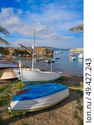 Nova Tabarca island port in Alicante of Spain. Стоковое фото, агентство Ingram Publishing / Фотобанк Лори
