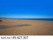 Tavernes de Valldigna beach in Valencia at Mediterranean sea of spain. Стоковое фото, агентство Ingram Publishing / Фотобанк Лори