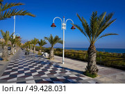 Arenals del Sol Beach in Elche Elx of Alicante Spain promenade Bartolome Tirajana. Стоковое фото, агентство Ingram Publishing / Фотобанк Лори