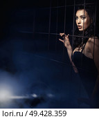Beauty brunette woman in lingerie. Стоковое фото, агентство Ingram Publishing / Фотобанк Лори