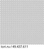 Repeated wavy lines pattern, banner with minimalistic simple composition including rows of zig zags vector illustration isolated on white background. Repeated Lines Pattern Banner Vector Illustration. Стоковая иллюстрация, агентство Ingram Publishing / Фотобанк Лори