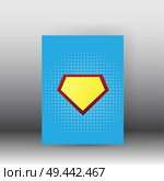 superman poster and brochure design. Редакционная иллюстрация, агентство Ingram Publishing / Фотобанк Лори