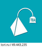 Vector tea bag icon. Food icon. Стоковая иллюстрация, агентство Ingram Publishing / Фотобанк Лори