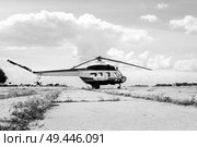 helicopter at the take-off site of the aerodrome. Стоковое фото, агентство Ingram Publishing / Фотобанк Лори