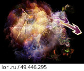 Concept design on subject of time and nature of temporal reality. Стоковое фото, агентство Ingram Publishing / Фотобанк Лори