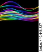 Vector waves. EPS10 with transparency and mesh. Abstract composition with curve lines. Blurred lines for relax themes background. Background with copy space. Place for text. Border lines. dinamyc flow, stylized  waves, vector. Стоковая иллюстрация, агентство Ingram Publishing / Фотобанк Лори