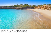 Ametlla de mar Cala Vidre beach in Costa dorada of Tarragona in Catalonia L’ametlla. Стоковое фото, агентство Ingram Publishing / Фотобанк Лори