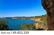 Ametlla L’ametlla de mar beach illot in Costa dorada of Tarragona in Catalonia. Стоковое фото, агентство Ingram Publishing / Фотобанк Лори