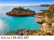 Ametlla L’ametlla de mar beach illot in Costa dorada of Tarragona in Catalonia. Стоковое фото, агентство Ingram Publishing / Фотобанк Лори