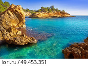 Ametlla L’ametlla de mar beach illot in Costa dorada of Tarragona in Catalonia. Стоковое фото, агентство Ingram Publishing / Фотобанк Лори