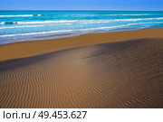 Delta del Ebro Ebre beach Punta del Fangar in Tarragona Costa Dorada Deltebre. Стоковое фото, агентство Ingram Publishing / Фотобанк Лори
