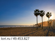 Oropesa de Mar beach La Concha playa sunset in Castellon of Spain. Стоковое фото, агентство Ingram Publishing / Фотобанк Лори