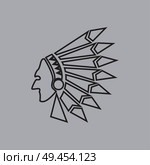 Native American Indian. Стоковая иллюстрация, агентство Ingram Publishing / Фотобанк Лори