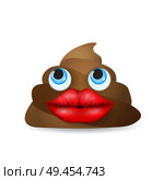 Poo Emoji Icon Illustration. Стоковая иллюстрация, агентство Ingram Publishing / Фотобанк Лори
